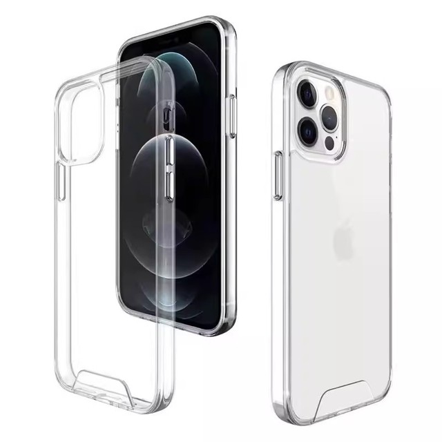 Shockproof Anti Drop Hybrid Phone Case for iPhone Space Transparent Case for iPhone 17 16 15 14 13 12 Pro Max Clear Phone Case