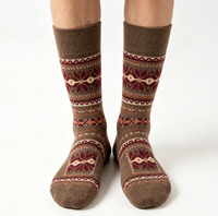 Chaussettes en coton doux à motif tricoté avec clochettes de Noël, hypoallergéniques et écologiques, pour cadeaux de Noël en gros