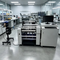 Machine d'échantillonnage entièrement automatique à jet d'air pour tissage sans navette, insertion de trame de tissu, instrument pneumatique de tissage d'échantillons