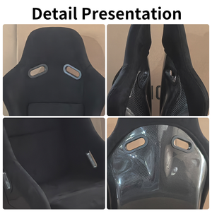Yüksek kalite fabrika doğrudan satış karbon Fiber yarış koltuğu stadyum koltukları için ofis koltuğu için yarış arabası için kova koltuklar - Product Image 4