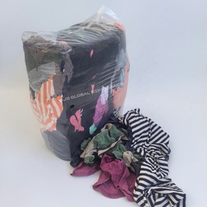 Oferta caliente: Trapos de limpieza 100% algodón de 5 kg, paños de camiseta de colores, trapos de algodón cortados para limpieza. - Product Image 1