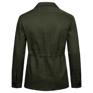 2025 primavera e autunno Casual britannico Chaqueta De <span class=keywords><strong>Lino</strong></span> Hombre Multi tasche lavoro Cargo <span class=keywords><strong>giacca</strong></span> di <span class=keywords><strong>Lino</strong></span> <span class=keywords><strong>giacca</strong></span> Safari per gli uomini - Product Image 6