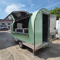 Remorque de glaces, camion de crème glacée, petit chariot de café, pâtisseries, desserts, limonade, chariot de beignets, camion de nourriture