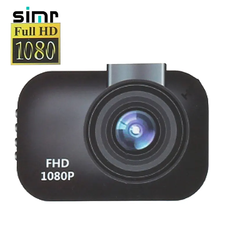 Simr 2.2 inç gece görüş araba kamera HD1080P Dashcam Mini DVR kaydedici Dash kamera Dvr otomatik araba kamera