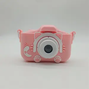 Детская цифровая фотокамера Hello Kitty для девочек и мальчиков, Детская видеокамера, сделано в Китае