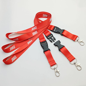 Chất lượng cao có thể điều chỉnh chiều dài <span class=keywords><strong>Polyester</strong></span> Keychain dây giá bán buôn cho cổ quảng cáo - Product Image 6