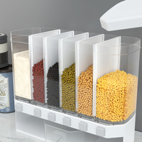 Boîte de rangement pour riz en vrac Guangfa, moderne, en PP, rectangulaire, murale, 10L, écologique, anti-humidité, moulée par injection, 2201