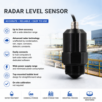 Stainless Steel 4-20mA RS485 Submersible Liquid Level Transmitter & Sensor for Water Diesel Fuel Tanks