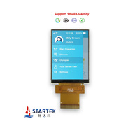 Modul Layar LCD TFT IPS 2,8 Inci Sudut Pandang Lebar Resolusi 480*640 45 Pin Layar Sentuh Kapasitif Antarmuka SPI RGB