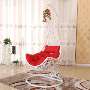 Altalena pieghevole con cuscino nido d'uccello a forma di sedia a buon mercato sedia a forma di uovo a buon mercato sedia per esterni a basso prezzo uovo sedia con gambe - Product Image 3