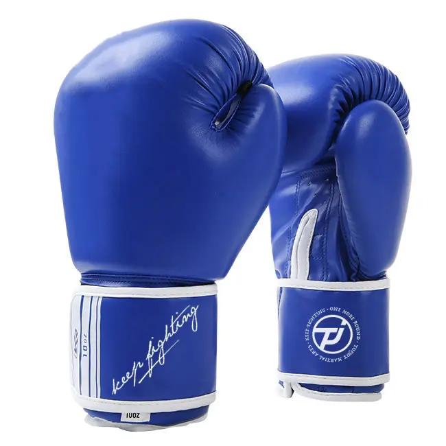 Professioneller Sparring Kick Boxing Kampfsport Blaue Boxhandschuhe