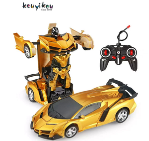 KYK nouveau <span class=keywords><strong>2023</strong></span> 2 4G geste Induction déformation Robot radiocommandé transformer Robot voiture jouets télécommande pour enfants - Product Image 3