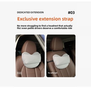 Ensemble de soutien lombaire haut de gamme pour voiture, protection du cou et oreiller cervical, siège sport réglable, universel quatre saisons pour fille - Product Image 4