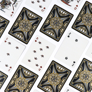 Fabricant de jeux de cartes à jouer amusants en feuille d'or personnalisés Cartes de poker à impression couleur avec boîte d'emballage - Product Image 6