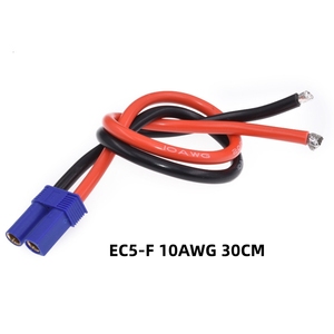 EC5 Male Female Plug Gold Plated 100A High Current Connector 10AWG 10/20/30CM RC Model Battery Motor <b>Charging</b> <b>Cable</b> Custom - Product Image 6