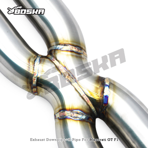 Tubo de Escape Personalizado para Maserati Gran Turismo/GT 4.2L/4.7L 2008-2023, Tubo Recto de Acero Inoxidable Boska con Tubo Intermedio en X - Product Image 3