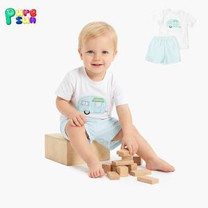 Conjunto de Roupas Infantis de Algodão Orgânico com Design Profissional Puresun, Roupas Personalizadas para Meninos - Product Image 1