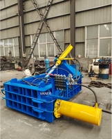 Presse à déchets métalliques pour canettes en aluminium très vendue / Machine à compresser hydraulique pour déchets métalliques usagés en vente