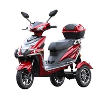 Tricycle Électrique Personnalisé pour Adultes à Carrosserie Ouverte, Scooter à 3 Roues 500W 60V 20Ah, Certification CE, Fourniture Directe Usine