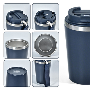 Vasos <span class=keywords><strong>de</strong></span> Viaje Personalizados con Logotipo, Vasos <span class=keywords><strong>de</strong></span> Café <span class=keywords><strong>de</strong></span> Acero Inoxidable con Capa Exterior <span class=keywords><strong>de</strong></span> Plástico y Capa Interior <span class=keywords><strong>de</strong></span> Plástico <span class=keywords><strong>de</strong></span> 12 oz, Tazas <span class=keywords><strong>de</strong></span> Café <span class=keywords><strong>de</strong></span> Plástico Personalizadas - Product Image 3