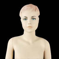Maniquí de Fibra de Vidrio de Cuerpo Completo para Niños MEIZI BB45, Modelo de Moda Infantil, Color Piel