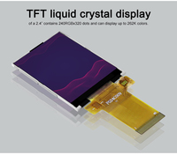 Polcd 2.4 pouces TFT LCD écran ILI9341V 24pin SPI LCD Module pour Mini caméra vidéo