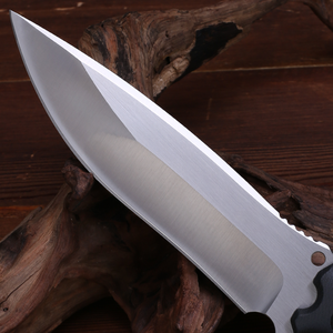Cuchillo Táctico de Supervivencia de Acero Inoxidable Personalizable con Hoja Fija y Mango de Plástico para Uso en Exteriores y Soporte OEM - Product Image 4