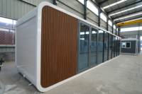 Cabane Apple, Maisonnette Apple, Conteneur d'hôtel de 40 pieds, Maison en panneaux sandwich, Design moderne, Caractéristique respirante, Installation facile, Extérieur