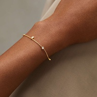 LOZRUNVE Bijoux de Mode Vente en Gros Lunette Personnalisée Diamant Pendentif Charme Bracelet Femmes