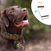 Traceur GPS intelligent pour animaux de compagnie avec logo personnalisé Mini traceur de localisation anti-perte pour chien et chat de compagnie Portefeuille de voiture pour enfants Accessoires de collier de clés