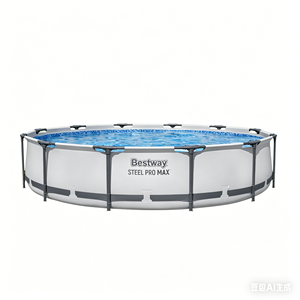 <span class=keywords><strong>Piscina</strong></span> Infantil <span class=keywords><strong>Redonda</strong></span> de PVC con Marco Metálico de Instalación Rápida para 2025, 4.27m X 1.22m, para Exteriores - Product Image 2