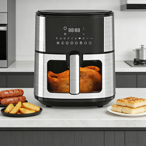 Friteuse électrique carrée numérique 6,5 L/7,5 L en plastique avec fonctions de cuisson à air chaud, cuisson économe en énergie, cuisson rapide, nettoyage facile - Product Image 2