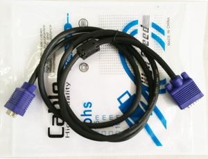 Nhà máy trực tiếp Nam đến Nam 3 + 4 VGA Cáp với PVC Áo khoác cho màn hình máy tính HDTV Máy chiếu DVD <span class=keywords><strong>Player</strong></span> che chắn kết hợp - Product Image 5