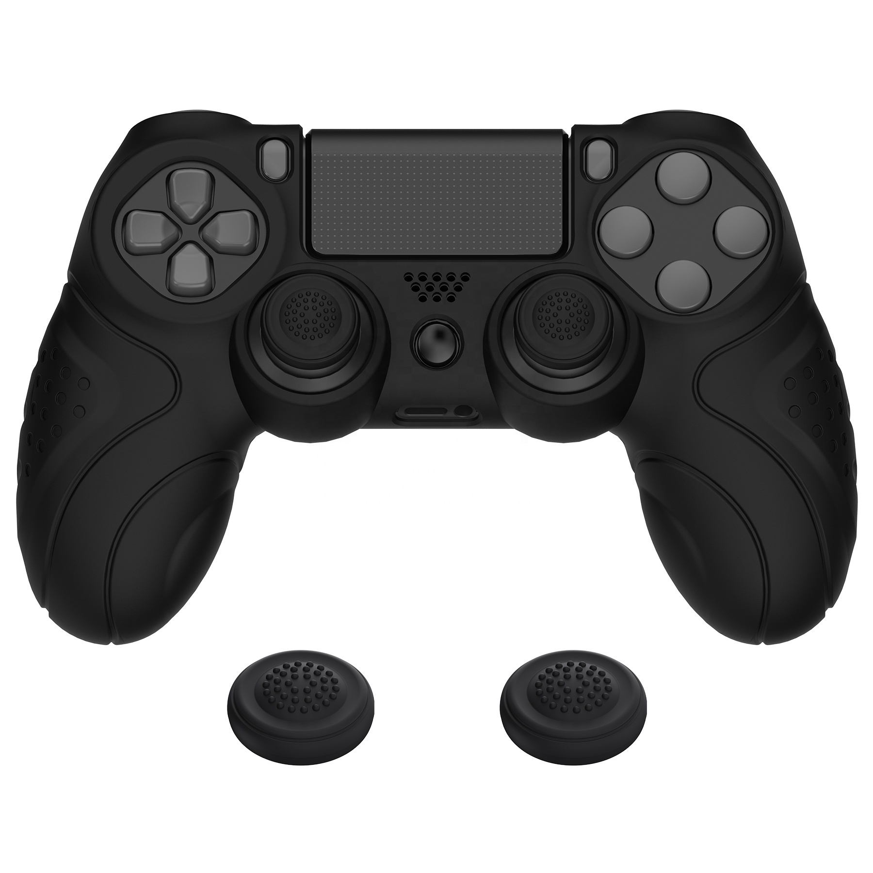 <strong>Custom</strong> Gamepad Joystick Cover Replacement Protector <strong>Shell</strong> Silicone <strong>Controller</strong> Cases for <strong>PS4</strong> Playstation4 Slim Pro <strong>Controller</strong>