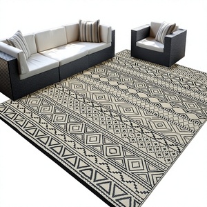 Alfombra Impermeable Reversible Antideslizante Lavable para Exteriores, Camping, RV, Patio, Alfombra de Picnic de Polipropileno Afelpado, Alfombra de Playa, Alfombra de Viaje, Alfombra de Oración - Product Image 3