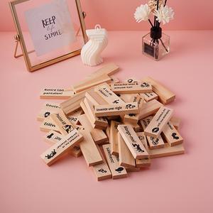 Jouets en bois coquins de luxe pour couples, 48 pièces, blocs de construction pour rendez-vous galants, jeux de société pour adultes, soirées romantiques et Saint-Valentin, jouets sexuels haut de gamme - Product Image 5
