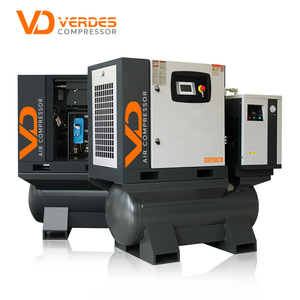 Verdes Công Nghiệp Tất cả trong một Slient rotery Máy nén khí 7.5KW 11Kw 15KW 22Kw tốc độ biến <span class=keywords><strong>ROTARY</strong></span> Máy nén khí trục vít - Product Image 2