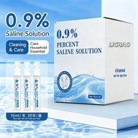 Solution saline normale isotonique à 0,9 % de chlorure de sodium Melly, en plastique à usage unique, pour le nettoyage du nez, l'élimination des odeurs et la déshumidification