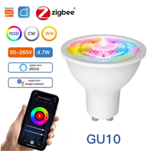 หลอดไฟ LED อัจฉริยะ 5W Tuya Smart GU10 ZigBee WiFi RGB+CCT ปรับความสว่างได้ ใช้งานร่วมกับแอป Smart Life - Product Image 3