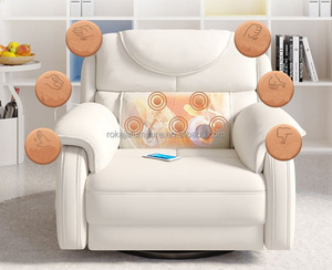 Benzersiz tasarım elektrikli masaj koltuğu Heatable çok fonksiyonlu <span class=keywords><strong>Recliner</strong></span> kanepe tek eğlence oturma odası tırnak salonu müzik kanepe - Product Image 4