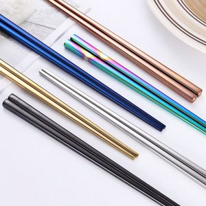 Palillos Coreanos Modernos Personalizados, Ecológicos, Reutilizables, de Acero Inoxidable 304, para Regalos de Boda y Empresariales - Product Image 2