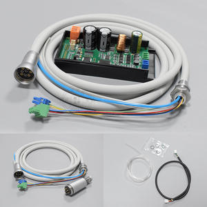 Fauteuil dentaire avec broche intégrée, moteur micro-électrique sans balais à vitesse réglable, connexion fibre optique pour pièces à main dentaires - Product Image 3