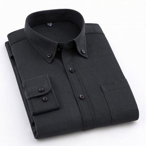 Camicie da uomo Oxford a maniche lunghe Casual bianco rosso <span class=keywords><strong>blu</strong></span> grigio verde Navy da uomo d'affari a manica lunga <span class=keywords><strong>camicia</strong></span> sottile abbottonata - Product Image 6