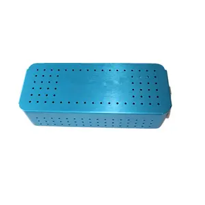 Caja de tornillos ortopédicos para instrumentos quirúrgicos, caja de esterilización