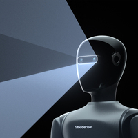 Robosense AC2 Lidar haute précision et haute résolution, portée de détection 0,05m-8m, champ de vision 120x90, protection IP65 pour robots domestiques humanoïdes