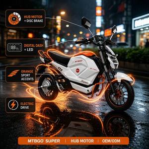 MTBGO Fabricant chinois OEM ODM Trottinette électrique 72V haute vitesse longue autonomie pour adulte avec logo personnalisé à vendre [Moteur sans entretien] - Product Image 4