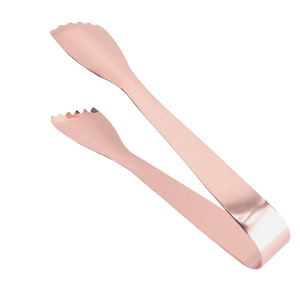 Pince à salade en acier inoxydable Rose gravée pince à barbecue de cuisine meilleure qualité pince Gadgets de cuisine pince alimentaire multifonctionnelle - Product Image 6