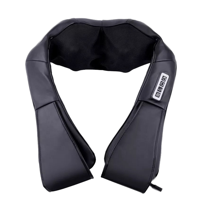 Portable Electric Neck Massager with Heat for Pain Relief, Cordless Intelligent Cervical Massage Tool for Office and Travel