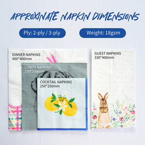 Approvisionnement direct usine, <span class=keywords><strong>serviette</strong></span> en <span class=keywords><strong>papier</strong></span> 2 plis en pâte vierge, 4 plis, imprimée couleur, motif fleur de <span class=keywords><strong>citron</strong></span>, grand motif floral, mouchoir de table - Product Image 5