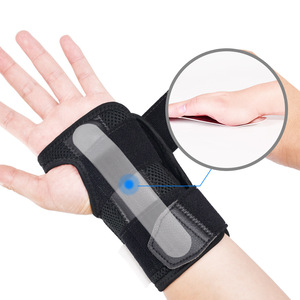 Support de poignet respirant et réglable, équipement de protection sportive pour la boxe, protection des paumes, pour adulte, noir - Product Image 2